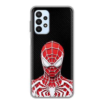 Силиконовый чехол на Samsung Galaxy A23 с принтом человек паук spiderman Силиконовый чехол на Samsung Galaxy A23 с принтом человек паук spiderman