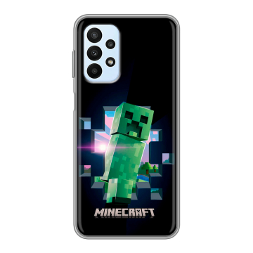 Силиконовый чехол на Samsung Galaxy A23 с принтом Майнкрафт Minecraft Силиконовый чехол на Samsung Galaxy A23 с принтом Майнкрафт Minecraft