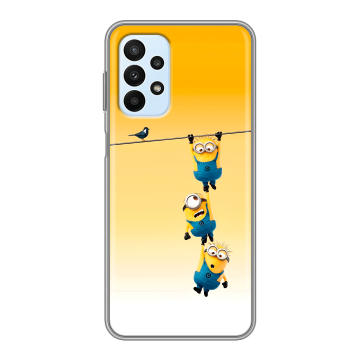 Силиконовый чехол на Samsung Galaxy A23 с принтом Миньоны Силиконовый чехол на Samsung Galaxy A23 с принтом Миньоны