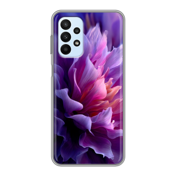 Силиконовый чехол на Samsung Galaxy A23 с принтом женский цветы Силиконовый чехол на Samsung Galaxy A23 с принтом женский цветы