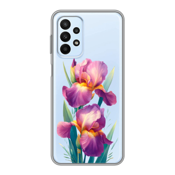 Силиконовый чехол на Samsung Galaxy A23 с принтом Цветы орхидеи Силиконовый чехол на Samsung Galaxy A23 с принтом Цветы орхидеи
