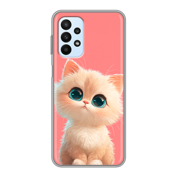 Силиконовый чехол на Samsung Galaxy A23 с принтом Розовый котенок Силиконовый чехол на Samsung Galaxy A23 с принтом Розовый котенок