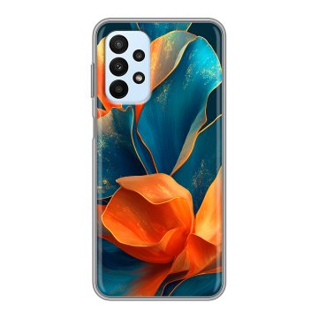 Силиконовый чехол на Samsung Galaxy A23 с принтом Цветы Силиконовый чехол на Samsung Galaxy A23 с принтом Цветы