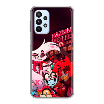 Силиконовый чехол на Samsung Galaxy A23 с принтом Hazbin Hotel Отель Хазбин
