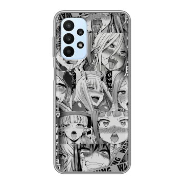 Силиконовый чехол на Samsung Galaxy A23 с принтом Ahegao Ахегао Аниме Силиконовый чехол на Samsung Galaxy A23 с принтом Ahegao Ахегао Аниме