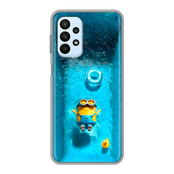 Силиконовый чехол на Samsung Galaxy A23 с принтом Миньоны Силиконовый чехол на Samsung Galaxy A23 с принтом Миньоны