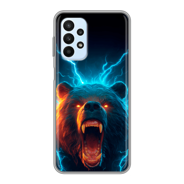 Силиконовый чехол на Samsung Galaxy A23 с принтом Медведь Силиконовый чехол на Samsung Galaxy A23 с принтом Медведь