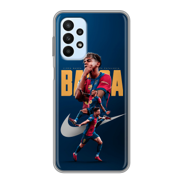 Силиконовый чехол на Samsung Galaxy A23 с принтом Барселона Barca Yamal 