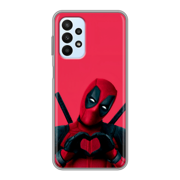 Силиконовый чехол на Samsung Galaxy A23 с принтом Дедпул Deadpool