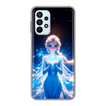 Силиконовый чехол на Samsung Galaxy A23 с принтом Холодное сердце Frozen