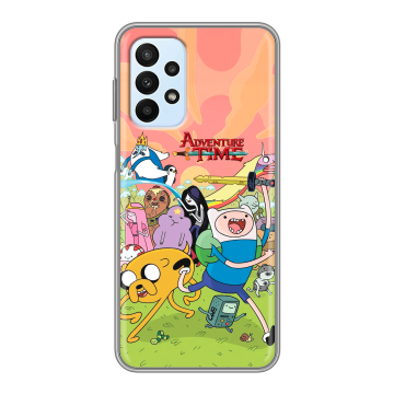 Силиконовый чехол на Samsung Galaxy A23 с принтом Adventure time Время приключений Силиконовый чехол на Samsung Galaxy A23 с принтом Adventure time Время приключений