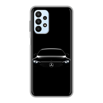 Силиконовый чехол на Samsung Galaxy A23 с принтом Mercedes Мерседес