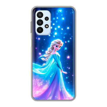 Силиконовый чехол на Samsung Galaxy A23 с принтом Холодное сердце Frozen