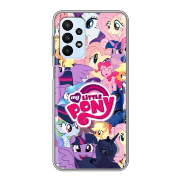 Силиконовый чехол на Samsung Galaxy A23 с принтом My little pony Дружба чудо Силиконовый чехол на Samsung Galaxy A23 с принтом My little pony Дружба чудо