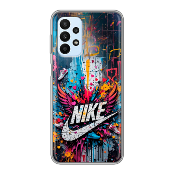 Силиконовый чехол на Samsung Galaxy A23 с принтом Nike Найк