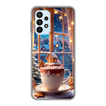 Силиконовый чехол на Samsung Galaxy A23 с принтом Новый год Силиконовый чехол на Samsung Galaxy A23 с принтом Новый год