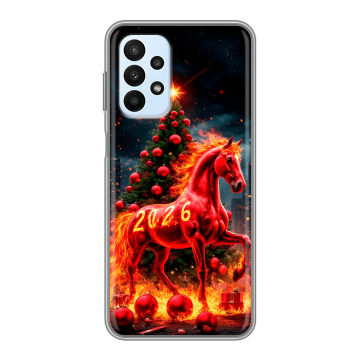 Силиконовый чехол на Samsung Galaxy A23 с принтом Новый год Силиконовый чехол на Samsung Galaxy A23 с принтом Новый год