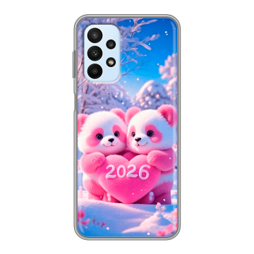 Силиконовый чехол на Samsung Galaxy A23 с принтом Новый год Силиконовый чехол на Samsung Galaxy A23 с принтом Новый год