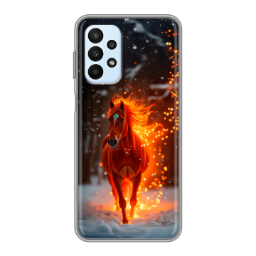 Силиконовый чехол на Samsung Galaxy A23 с принтом Новый год Силиконовый чехол на Samsung Galaxy A23 с принтом Новый год