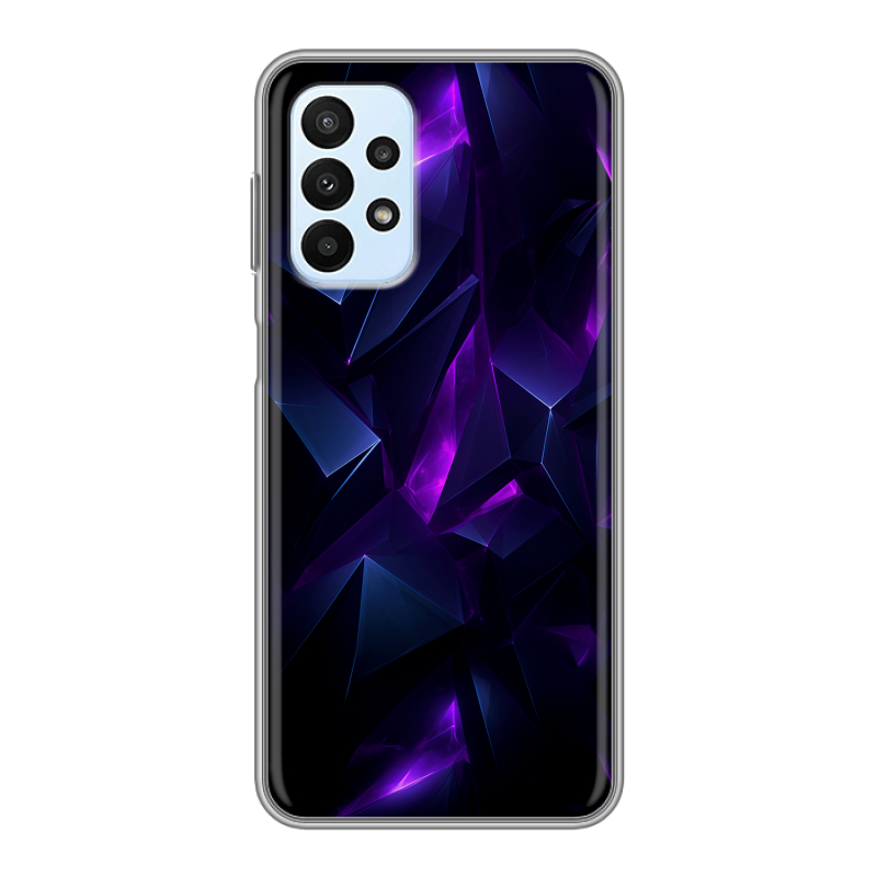 Силиконовый противоударный чехол на Samsung Galaxy A23 с принтом Абстракиция Силиконовый противоударный чехол на Samsung Galaxy A23 с принтом Абстракиция
