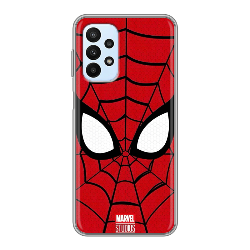 Силиконовый противоударный чехол на Samsung Galaxy A23 с принтом человек паук spiderman Силиконовый противоударный чехол на Samsung Galaxy A23 с принтом человек паук spiderman