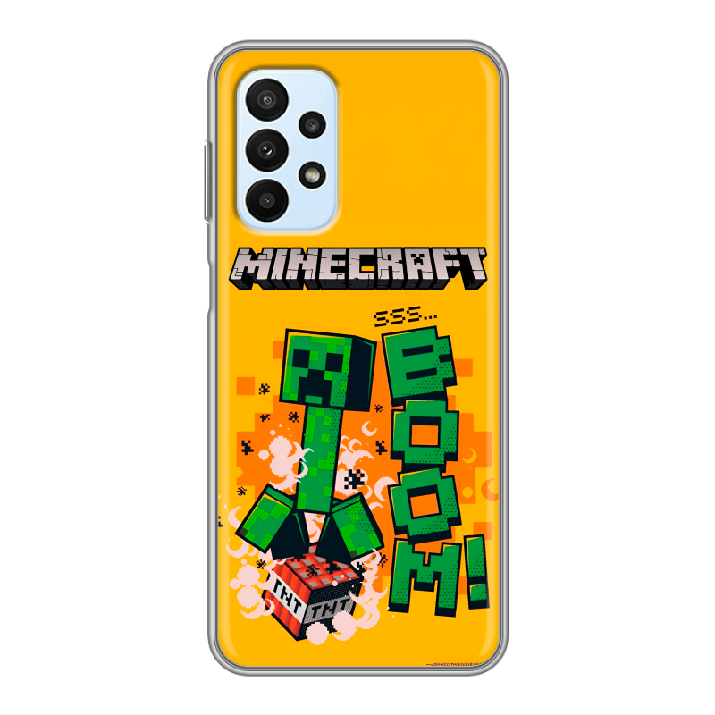 Силиконовый чехол на Samsung Galaxy A23 с принтом Майнкрафт Minecraft Силиконовый чехол на Samsung Galaxy A23 с принтом Майнкрафт Minecraft