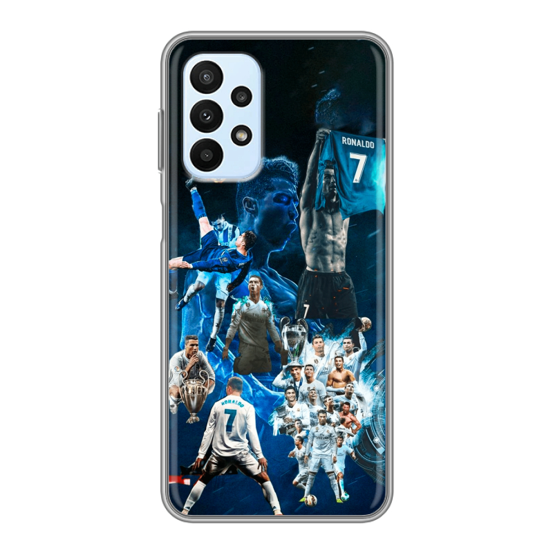 Силиконовый чехол на Samsung Galaxy A23 с принтом Реал Роналдо Силиконовый чехол на Samsung Galaxy A23 с принтом Реал Роналдо