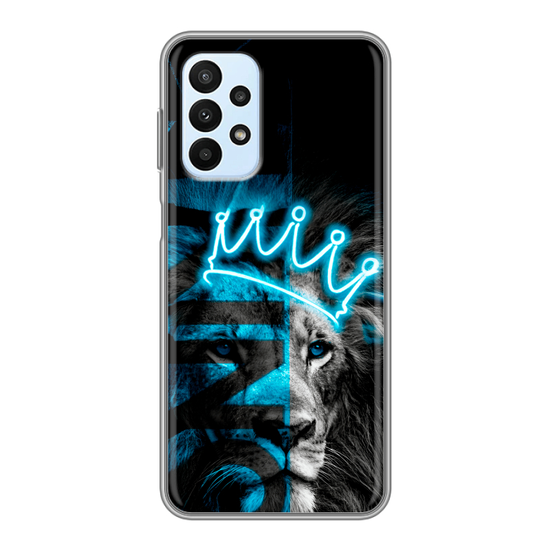 Силиконовый чехол на Samsung Galaxy A23 с принтом Король лев Силиконовый чехол на Samsung Galaxy A23 с принтом Король лев
