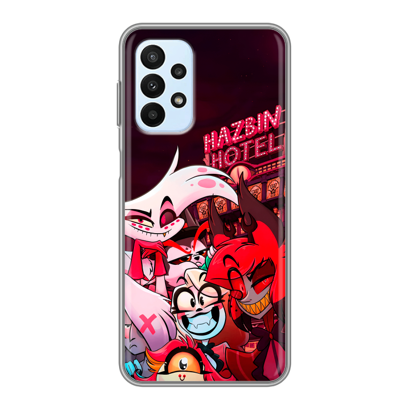 Силиконовый чехол на Samsung Galaxy A23 с принтом Hazbin Hotel Отель Хазбин Силиконовый чехол на Samsung Galaxy A23 с принтом Hazbin Hotel Отель Хазбин
