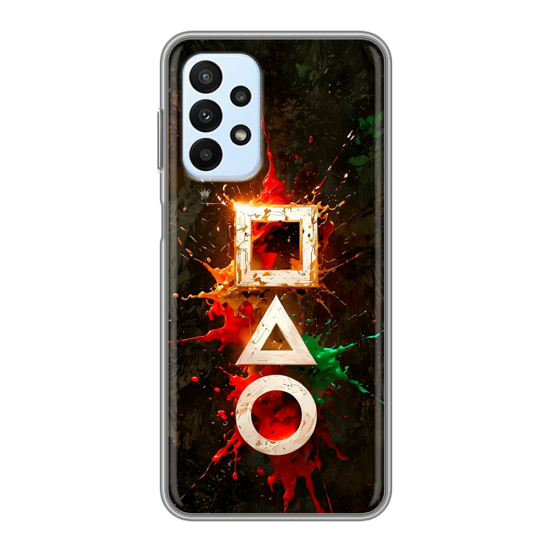 Силиконовый чехол на Samsung Galaxy A23 с принтом Squid Game Игра кальмара Силиконовый чехол на Samsung Galaxy A23 с принтом Squid Game Игра кальмара