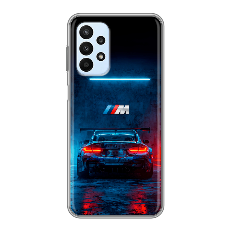 Силиконовый чехол на Samsung Galaxy A23 с принтом BMW БМВ Силиконовый чехол на Samsung Galaxy A23 с принтом BMW БМВ