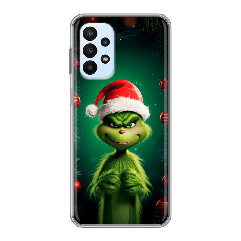 Силиконовый чехол на Samsung Galaxy A23 с принтом Гринч Новый год Рождество Силиконовый чехол на Samsung Galaxy A23 с принтом Гринч Новый год Рождество