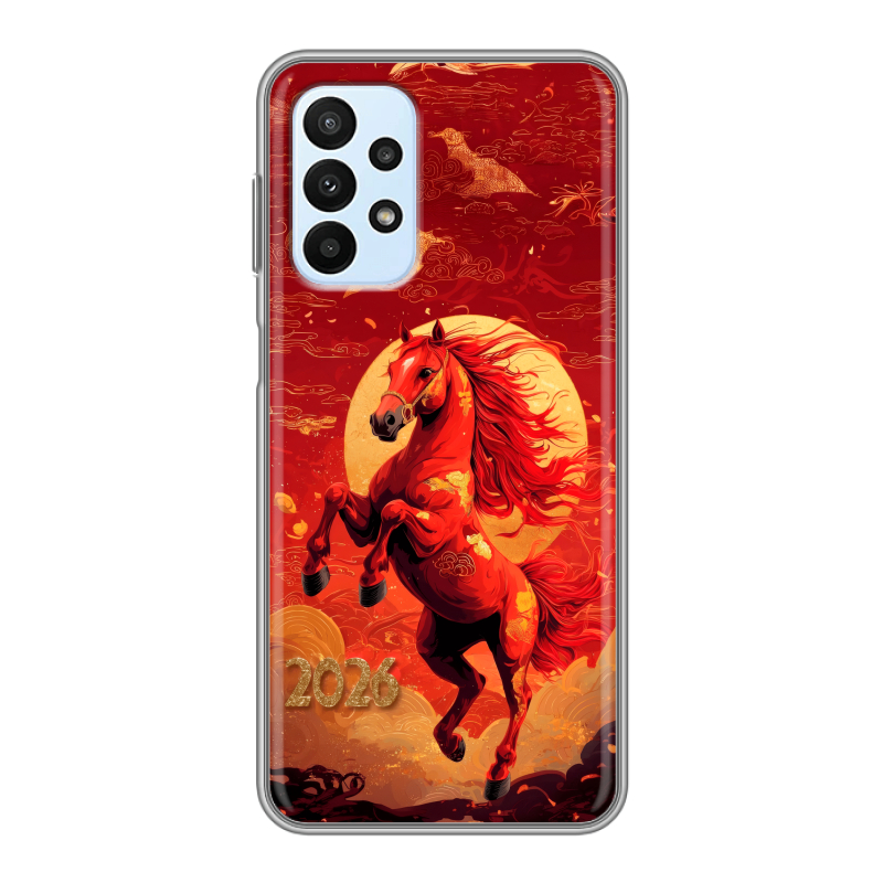 Силиконовый чехол на Samsung Galaxy A23 с принтом Новый год Силиконовый чехол на Samsung Galaxy A23 с принтом Новый год