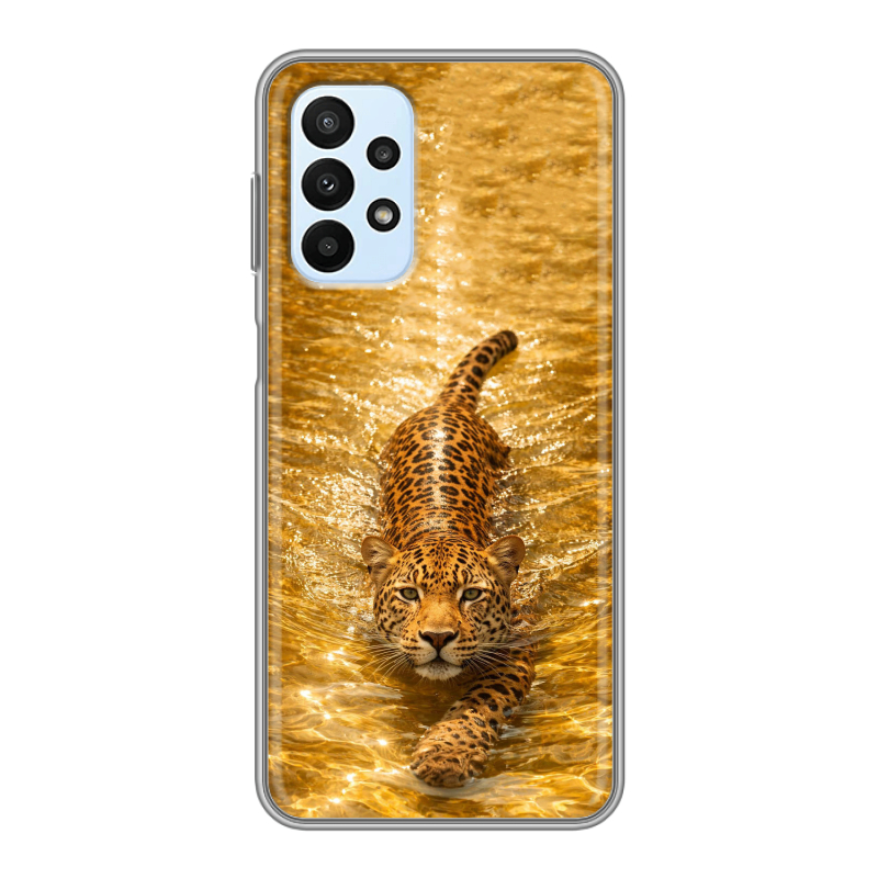 Силиконовый противоударный чехол на Samsung Galaxy A23 с принтом женский Силиконовый противоударный чехол на Samsung Galaxy A23 с принтом женский