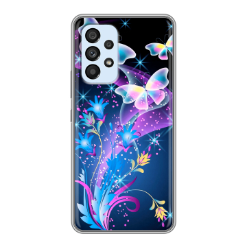 Силиконовый чехол на Samsung Galaxy A33 5G с принтом Бабочки Силиконовый чехол на Samsung Galaxy A33 5G с принтом Бабочки