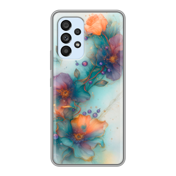 Силиконовый чехол на Samsung Galaxy A33 5G с принтом Акварельные цветы Силиконовый чехол на Samsung Galaxy A33 5G с принтом Акварельные цветы