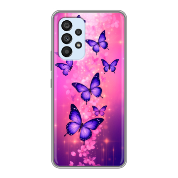 Силиконовый чехол на Samsung Galaxy A33 5G с принтом Бабочки Силиконовый чехол на Samsung Galaxy A33 5G с принтом Бабочки