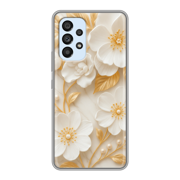 Силиконовый чехол на Samsung Galaxy A33 5G с принтом Цветы Силиконовый чехол на Samsung Galaxy A33 5G с принтом Цветы