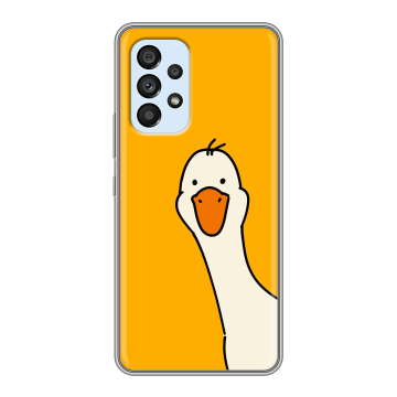 Силиконовый чехол на Samsung Galaxy A33 5G с принтом Утка Силиконовый чехол на Samsung Galaxy A33 5G с принтом Утка