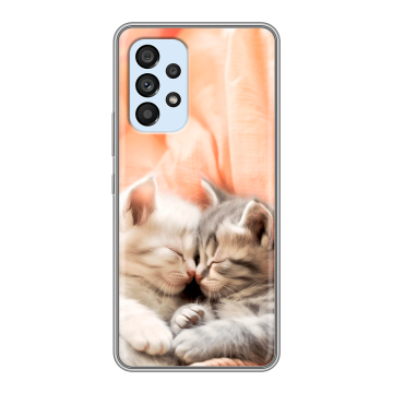 Силиконовый чехол на Samsung Galaxy A33 5G с принтом Котята Силиконовый чехол на Samsung Galaxy A33 5G с принтом Котята