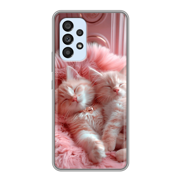 Силиконовый чехол на Samsung Galaxy A33 5G с принтом котята котики Силиконовый чехол на Samsung Galaxy A33 5G с принтом котята котики