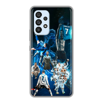 Силиконовый чехол на Samsung Galaxy A33 5G с принтом Реал Роналдо Силиконовый чехол на Samsung Galaxy A33 5G с принтом Реал Роналдо
