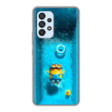 Силиконовый чехол на Samsung Galaxy A33 5G с принтом Миньоны Силиконовый чехол на Samsung Galaxy A33 5G с принтом Миньоны