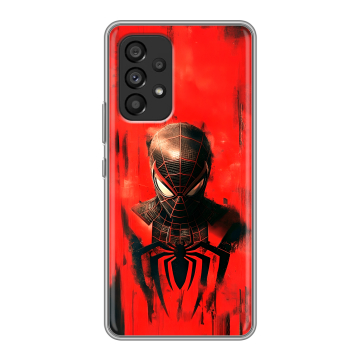 Силиконовый чехол на Samsung Galaxy A53 5G с принтом человек паук spiderman Силиконовый чехол на Samsung Galaxy A53 5G с принтом человек паук spiderman