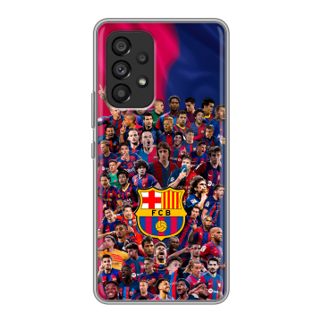 Силиконовый чехол на Samsung Galaxy A53 5G с принтом Барселона Barcelona Силиконовый чехол на Samsung Galaxy A53 5G с принтом Барселона Barcelona