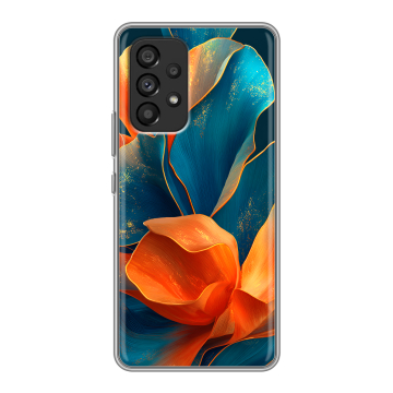 Силиконовый чехол на Samsung Galaxy A53 5G с принтом Цветы Силиконовый чехол на Samsung Galaxy A53 5G с принтом Цветы