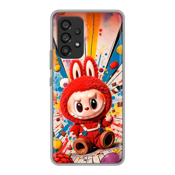 Силиконовый чехол на Samsung Galaxy A53 5G с принтом Labubu Лабубу Силиконовый чехол на Samsung Galaxy A53 5G с принтом Labubu Лабубу