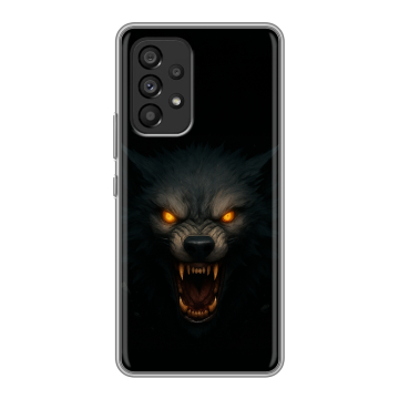 Силиконовый чехол на Samsung Galaxy A53 5G с принтом Волк