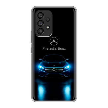 Силиконовый чехол на Samsung Galaxy A53 5G с принтом Mercedes Мерседес Силиконовый чехол на Samsung Galaxy A53 5G с принтом Mercedes Мерседес