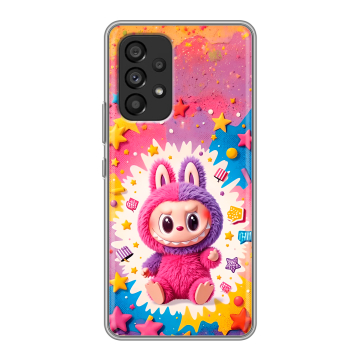 Силиконовый чехол на Samsung Galaxy A53 5G с принтом Labubu Лабубу Силиконовый чехол на Samsung Galaxy A53 5G с принтом Labubu Лабубу